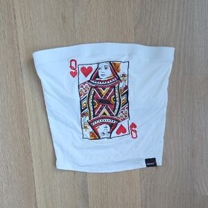 O-Mighty Queen Of Hearts Tube Top